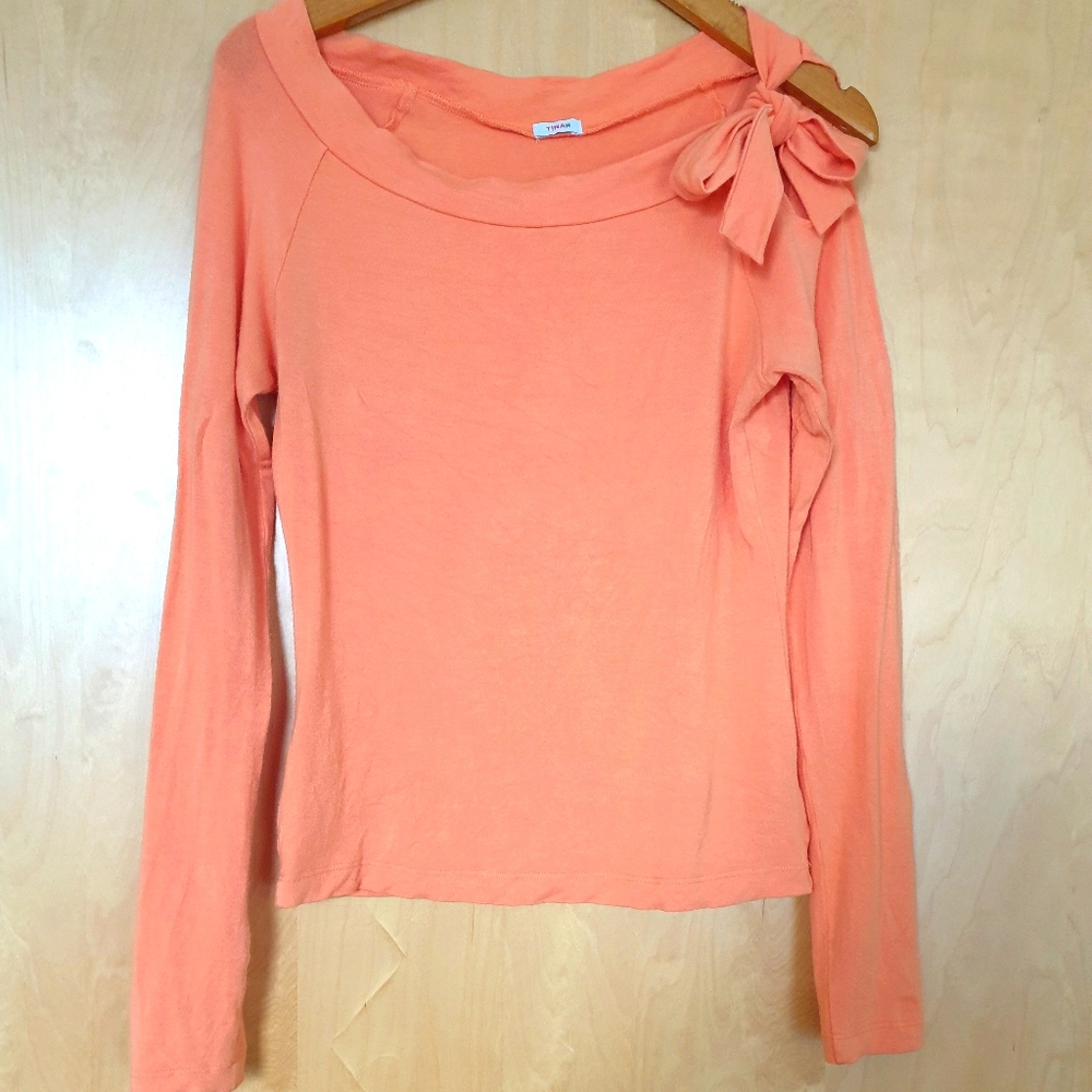 Tina R Orange Top